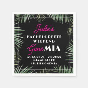 Serviette En Papier Serviettes de cocktail pour enterrement de vie de 