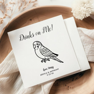 Serviette En Papier Serviettes de cocktail pour mariage moderne avec p