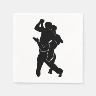 Serviette En Papier Serviettes de danseuses de tango