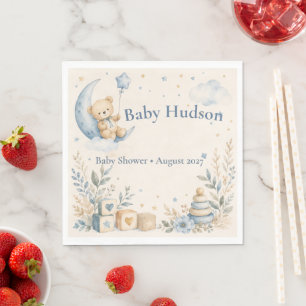 Serviette En Papier Serviettes de déjeuner pour Baby Shower Welcome Li