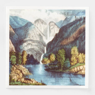 Serviette En Papier Serviettes de dîner en papier ABH Yosemite