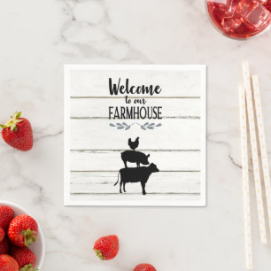 Serviette En Papier Serviettes de ferme