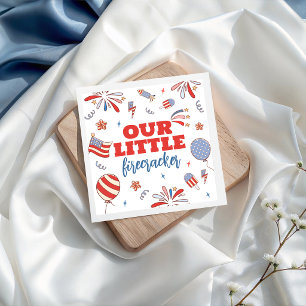 Serviette En Papier Serviettes de fête d'anniversaire avec pétard patr