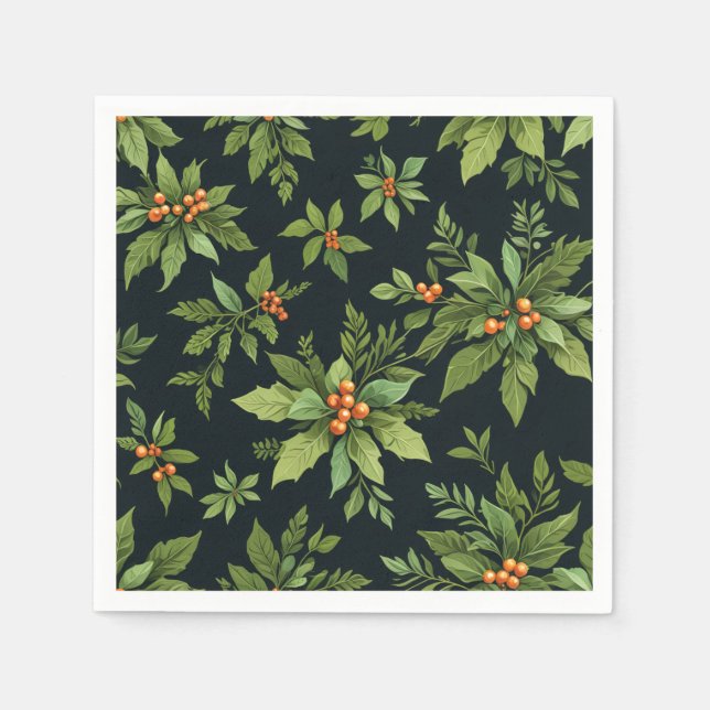 Serviette En Papier serviettes de fête de noël (Devant)