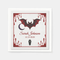 Serviettes de fête d'Halloween effrayantes | Fantô
