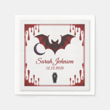 Serviettes de fête d'Halloween effrayantes | Fantô