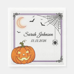 Serviette En Papier Serviettes de fête d'Halloween effrayantes   Fantô