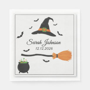 Serviette En Papier Serviettes de fête d'Halloween effrayantes   Fantô