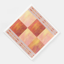 Serviettes de fête en papier Tons de Terre Ciels C