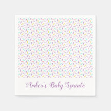 Serviettes de fête personnalisées Baby Sprinkle