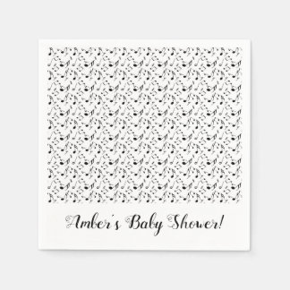 Serviette En Papier Serviettes de fête personnalisées Musique