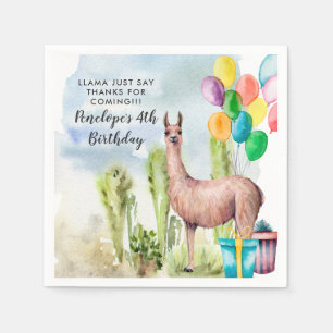 Serviette En Papier Serviettes de fête personnalisées pour anniversair