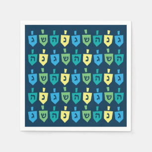 Serviette En Papier Serviettes de fête pour toupie de Hanouka