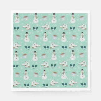 Serviette En Papier Serviettes de fête pour un merveilleux Noël cosy