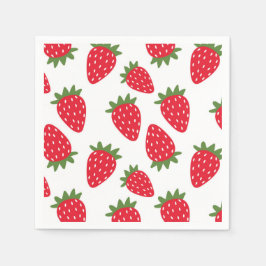Serviette En Papier Serviettes de fraises