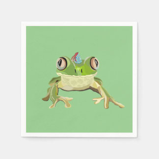 Serviette En Papier Serviettes de grenouille