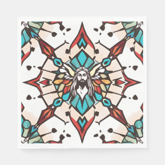Serviette En Papier Serviettes de Jésus pour aller avec les plaques de