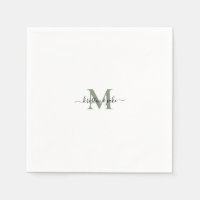 Serviettes de lavage monogramme de taille simple e