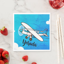 Serviettes de l'avion