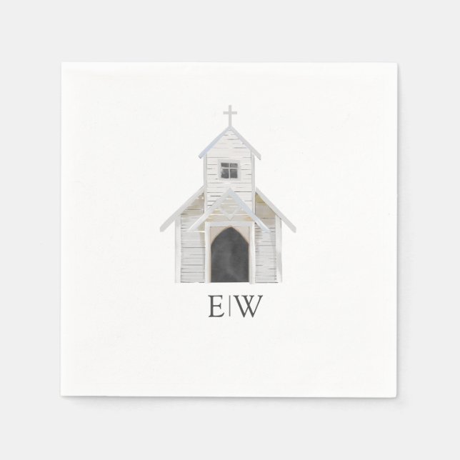 Serviette En Papier Serviettes de l'église classique (Devant)