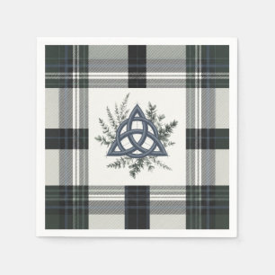 Serviette En Papier Serviettes de mariage en tartan celtique écossais