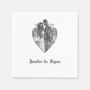Serviette En Papier Serviettes de mariage Halloween