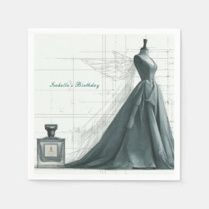 Serviette En Papier Serviettes de naissance élégantes de mode – Parfum