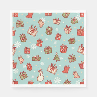 Serviette En Papier Serviettes de Noël Design