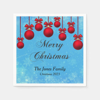 Serviette En Papier Serviettes de Noël personnalisées