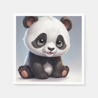 Serviette En Papier Serviettes de panda