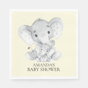 Serviette En Papier Serviettes de papier de baby shower neutre