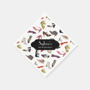 Serviette En Papier Serviettes de papier de chaussures à la mode