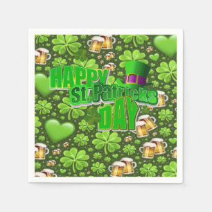 Serviette En Papier Serviettes de papier de jour St. Patrick