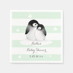 Serviette En Papier Serviettes de papier de pingouin en bon état