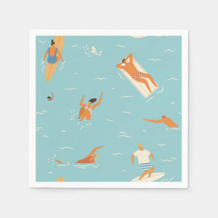Serviette En Papier Serviettes de réception au bord de la piscine