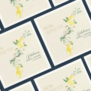 Serviette En Papier Serviettes de salle à manger Jaune Citron pour la