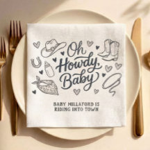 Serviettes de salle de bain Oh Howdy Baby Cowboy B
