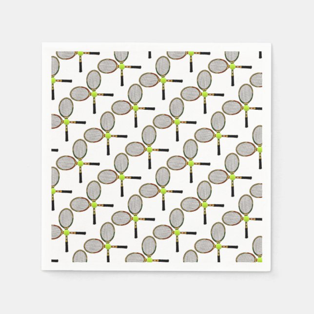 Serviette En Papier Serviettes de tennis (Devant)