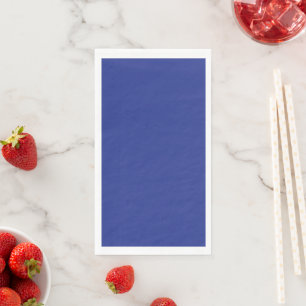 Serviette En Papier Serviettes de toilette   Minimalisme Bleu – Style 