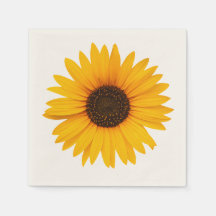 serviettes de tournesol