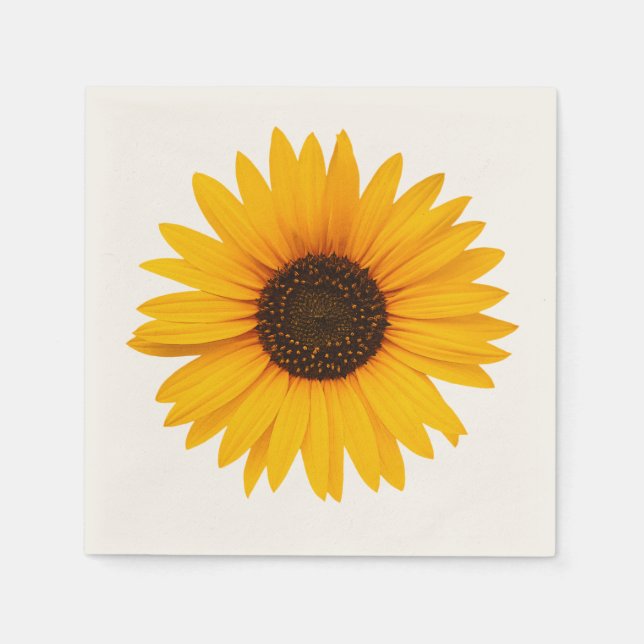 Serviette En Papier serviettes de tournesol (Devant)