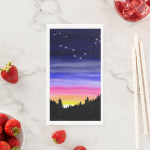 Serviette En Papier Serviettes d'hôtes en papier de nuit Diamond