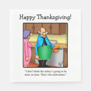 Serviette En Papier Serviettes d'Humour de Thanksgiving