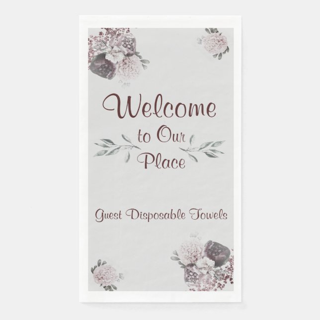 Serviette En Papier Serviettes disponibles à la clientèle Bienvenue ch (Devant)