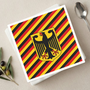 Serviette En Papier Serviettes drapeau allemand, Armoiries, Deutschlan