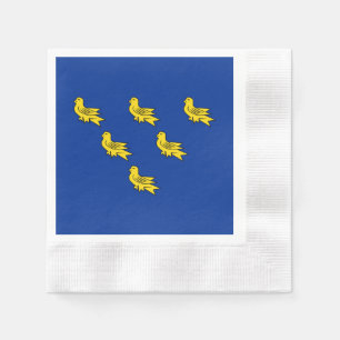 Serviette En Papier Serviettes Drapeau du Sussex