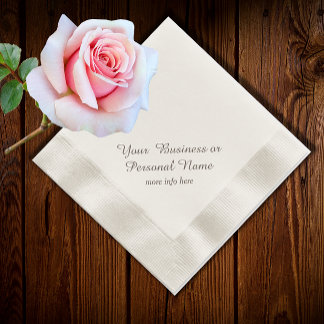 Serviette En Papier serviettes ecru personnalisées