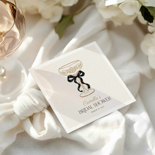 Serviette En Papier Serviettes élégantes de brunch de mariage au Champ