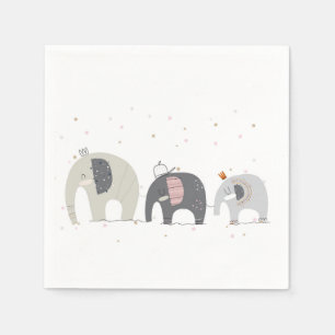 Serviette En Papier Serviettes Éléphants