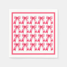 Serviettes en bois rose